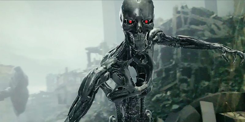 Adobe is capitalizing on continued interest in Terminator movies to show off its new AR app Aero, bringing a Rev9 model to life in augmented reality.