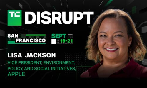 Apple’s Lisa Jackson will discuss sustainability at TechCrunch Disrupt 2023 | TechCrunch