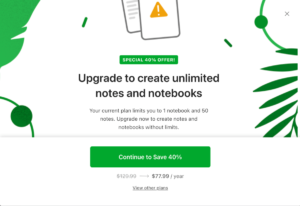 It's official: Evernote will restrict free users to 50 notes
