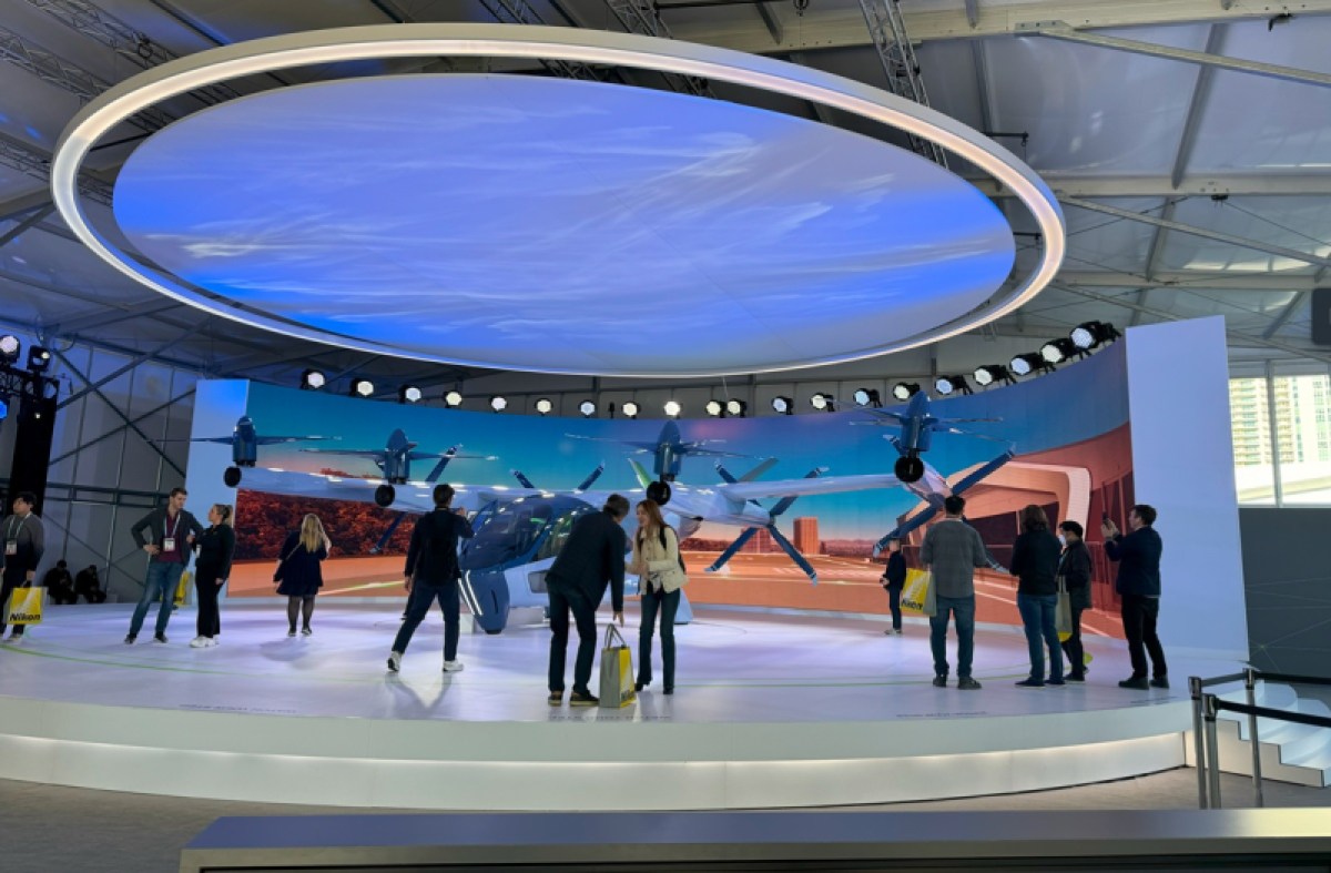 A VertiPort for Supernal at CES 2024.
