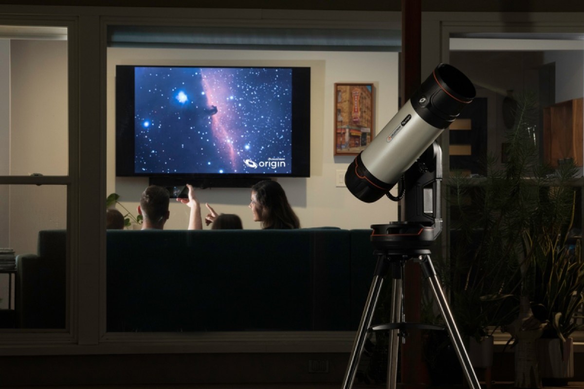 Celestron Origin is an intelligent home observatory.