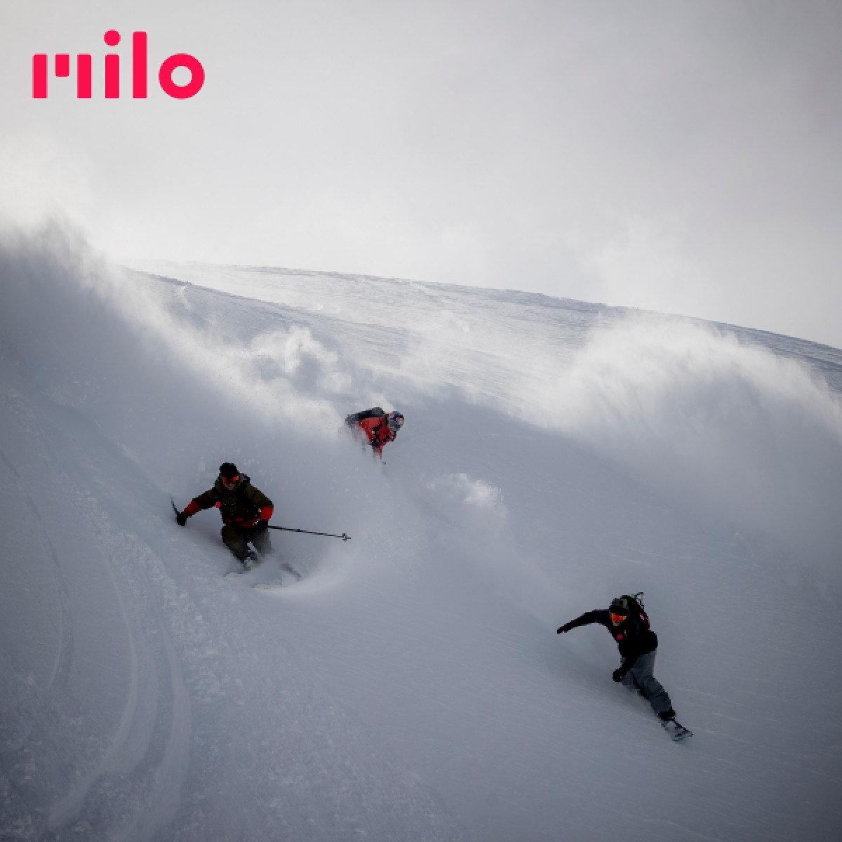 Milo can keep friends and family close while skiing, hiking, or other outdoor activities.