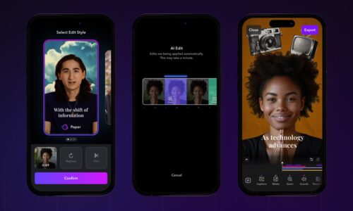 Video editing app Captions releases AI edit feature that automatically adds effects to your video